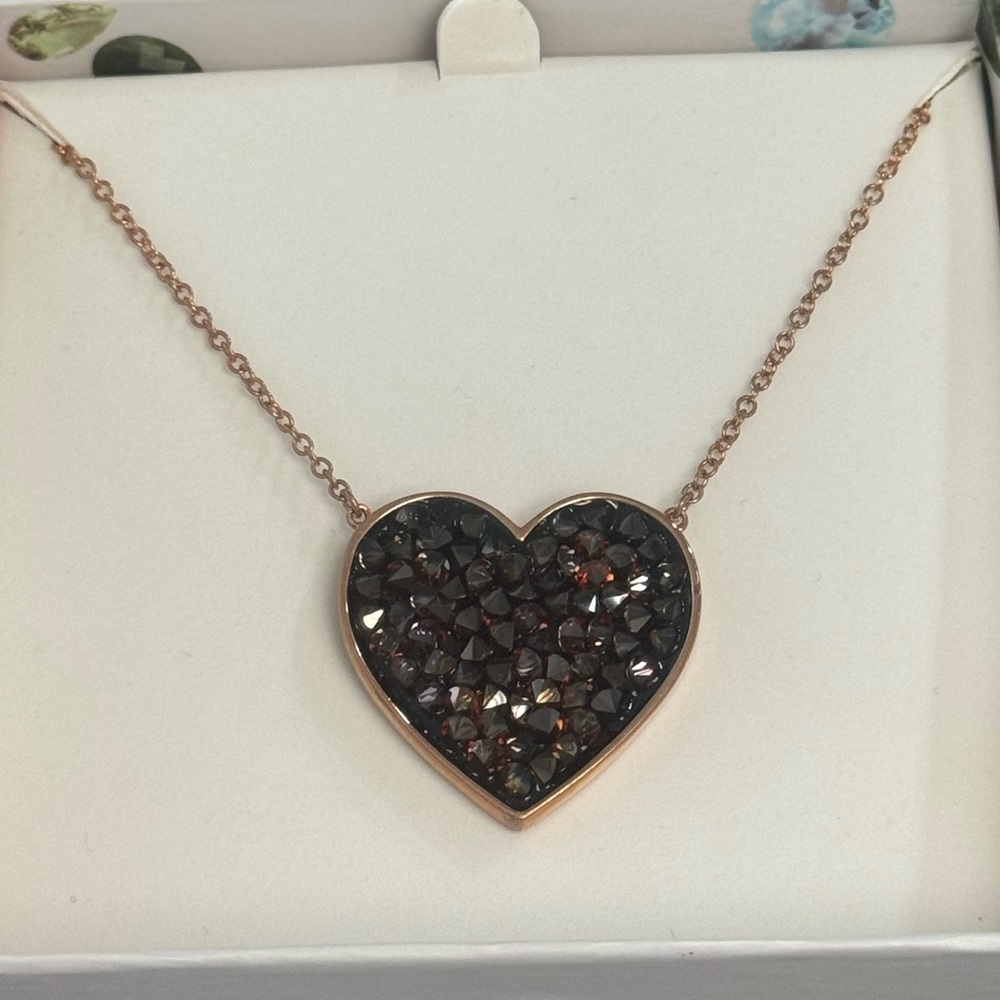 Swarovski Crystal Heart Pendant Necklace